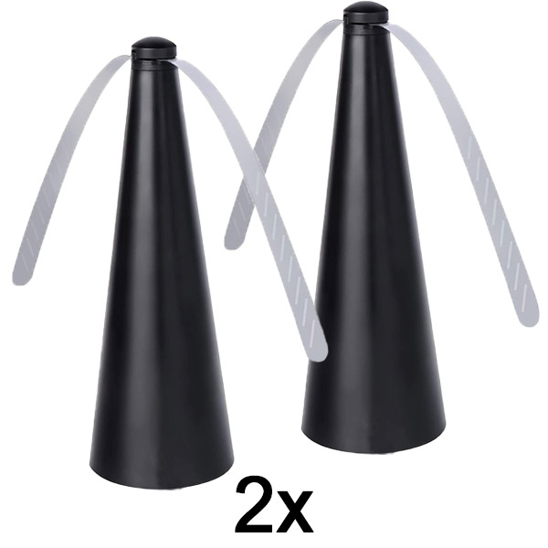 2x Ventilator repelent pentru muște – fără substanțe chimice, fără spray-uri, ține muștele departe de mâncare și mese | FLYBEGONE