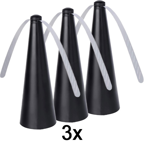 3x Ventilator repelent pentru muște – fără substanțe chimice, fără spray-uri, ține muștele departe de mâncare și mese | FLYBEGONE